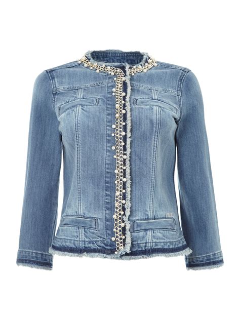 buy chanel style jacket|chanel style denim jacket.